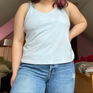 pale blue urban outfitters tank top